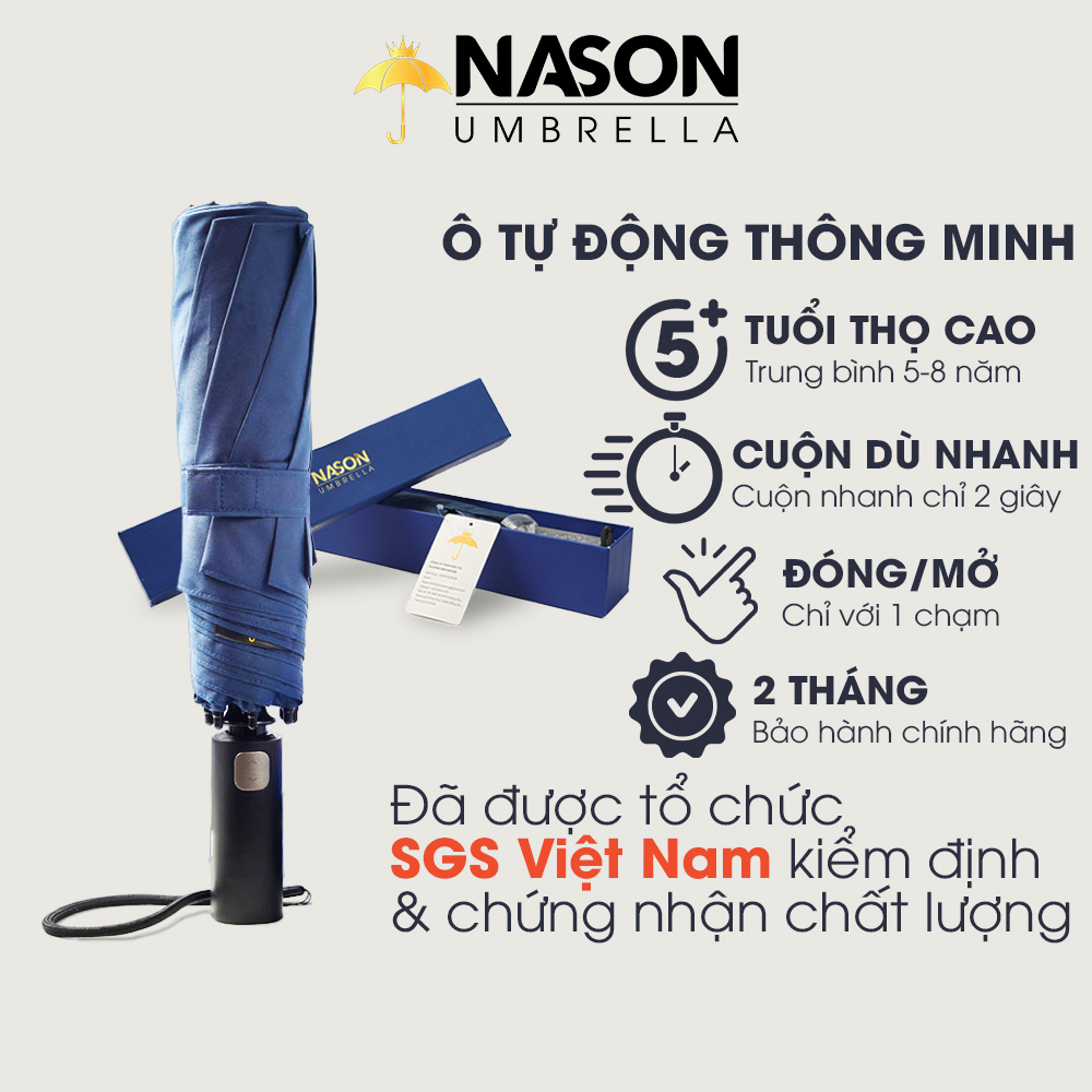 Dù tự động 2 chiều an toàn Nason SFAU - Ô tự động 2 chiều an toàn Nason