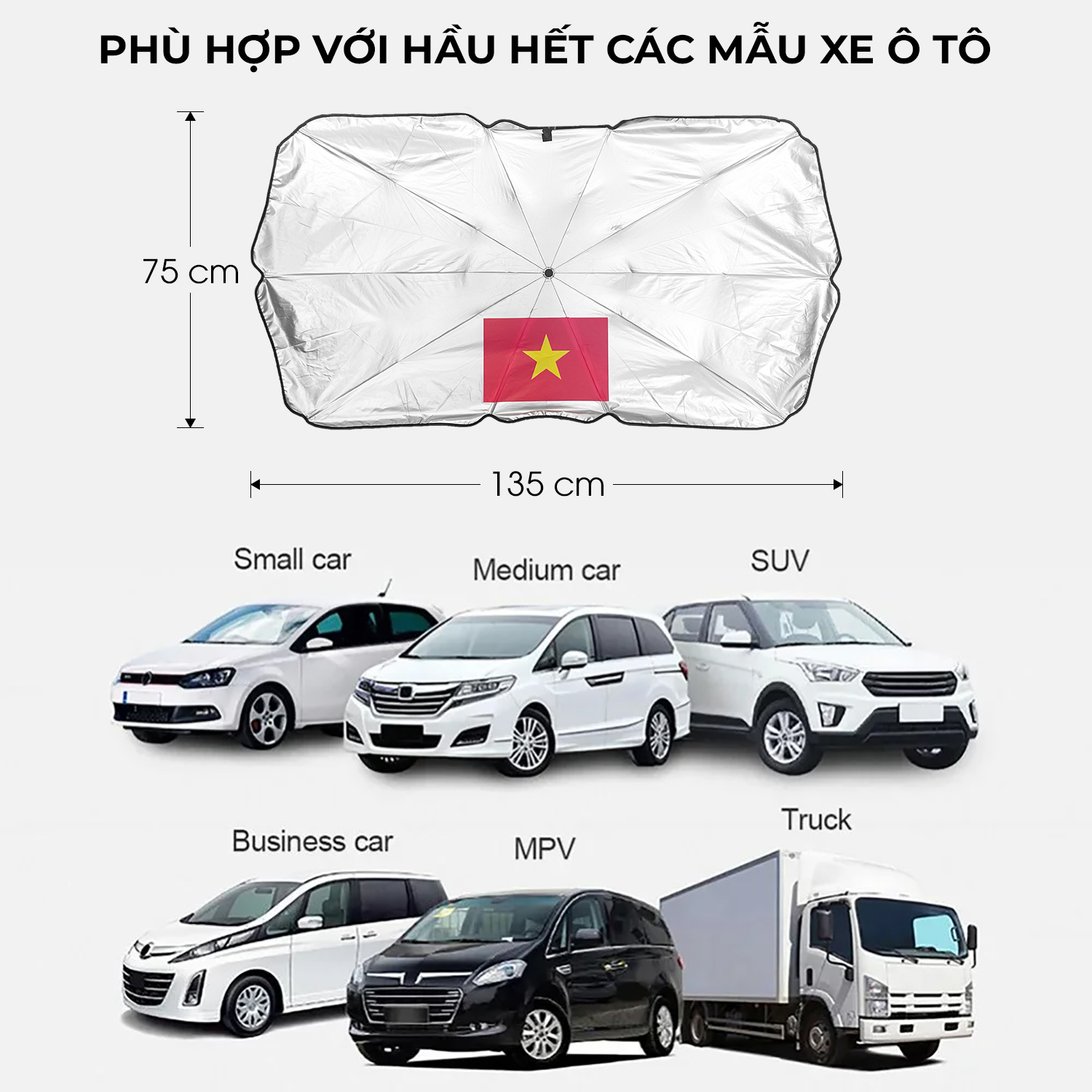 ô che nắng ô tô Nason CarCooler ô che nắng ô tô Nason CarCooler